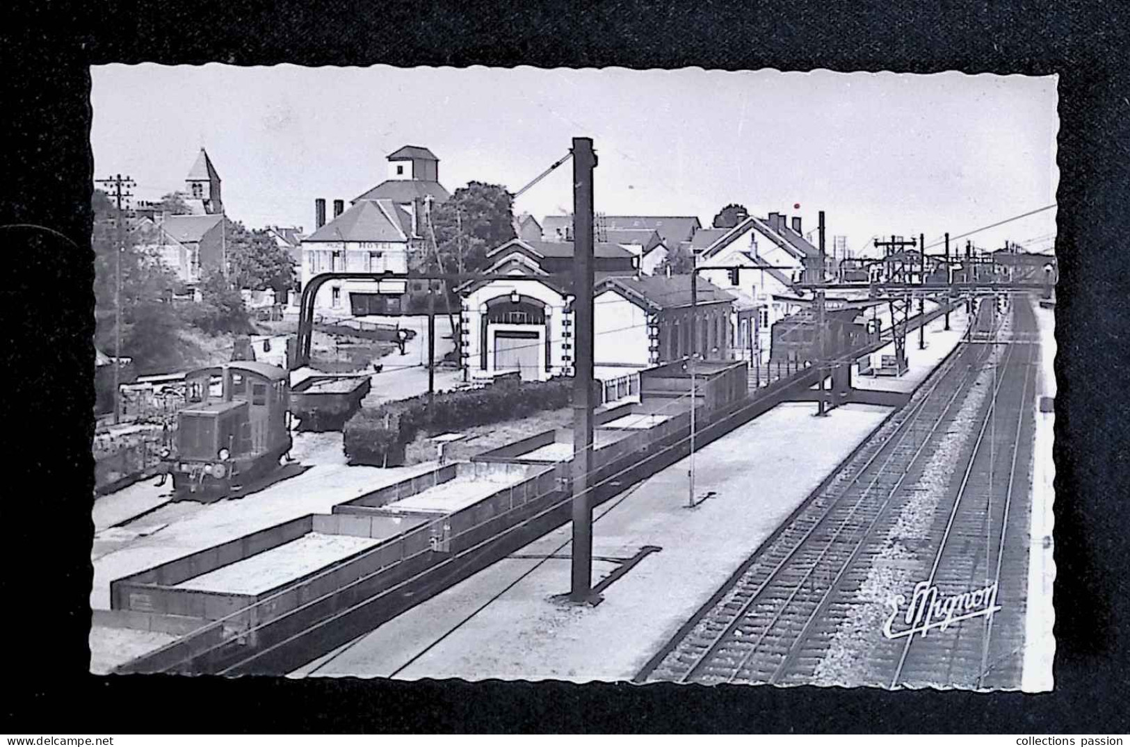 Cp, Chemin De Fer ,  Gare Avec Train, 28, TOURY, écrite 1963, Ed. Mignon - Estaciones Con Trenes