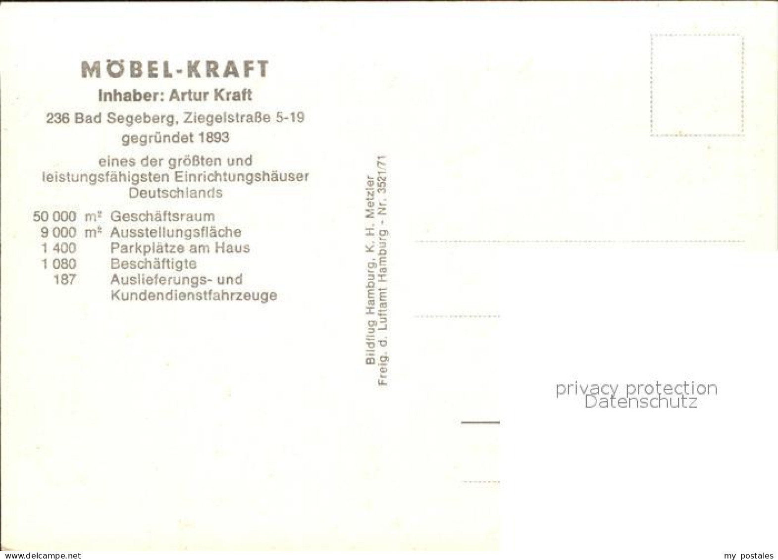 71972296 Bad Segeberg Moebel Kraft Fliegeraufnahme Bad Segeberg - Bad Segeberg