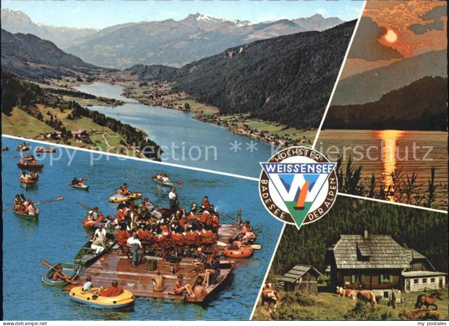 71964963 Weissensee Kaernten Badesee Der Alpen, Boote Weissensee Kaernten - Weissensee
