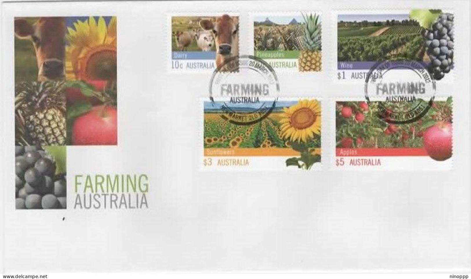 Australia 2012 Farming Australia, First Day Cover - Marcofilia