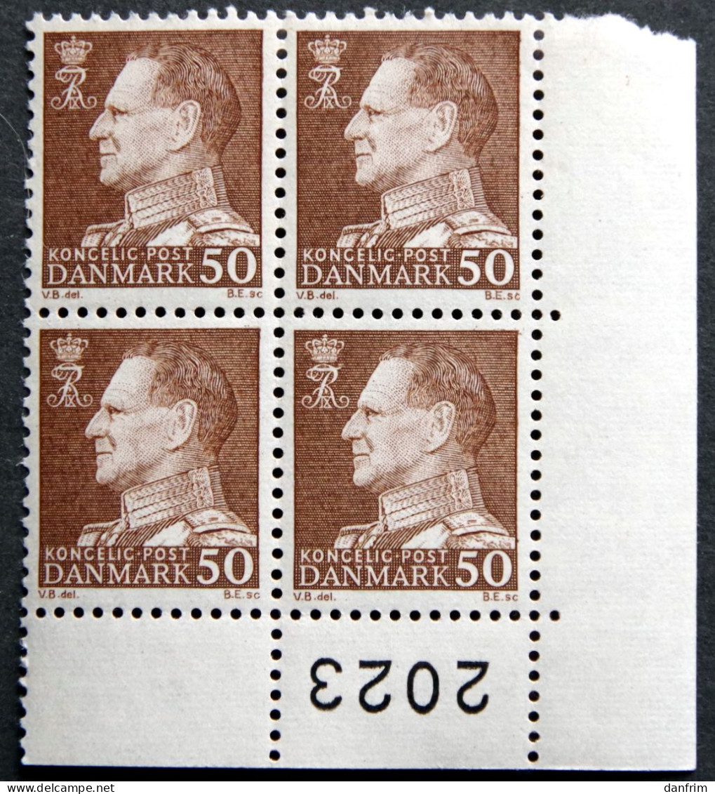 Denmark 1967 Kônig Frederik IX   MiNr.457y MNH (**) L 216 (lot  KS 1547) - Nuevos