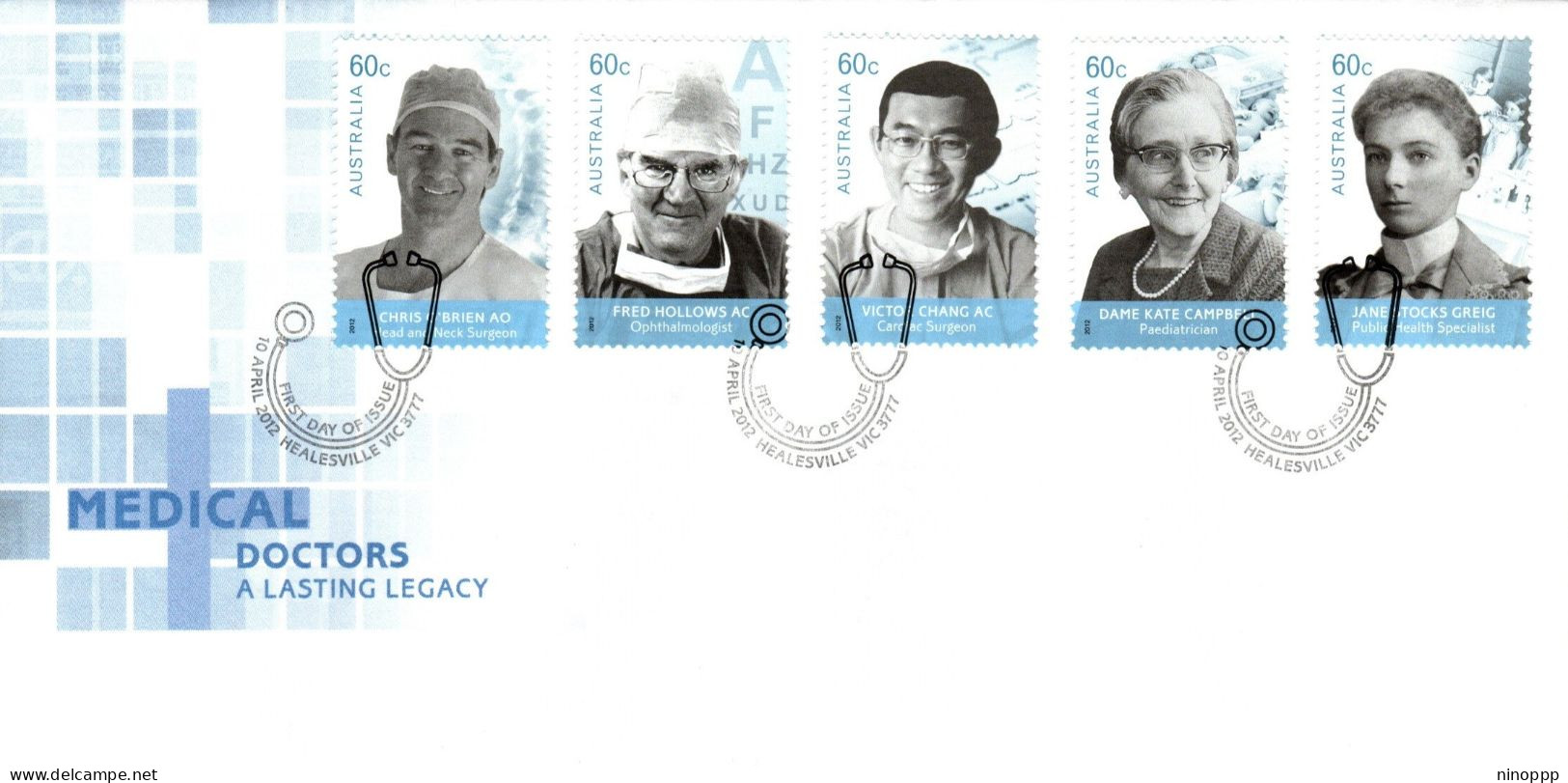 Australia 2012 Medical Doctors,FDI - Postmark Collection