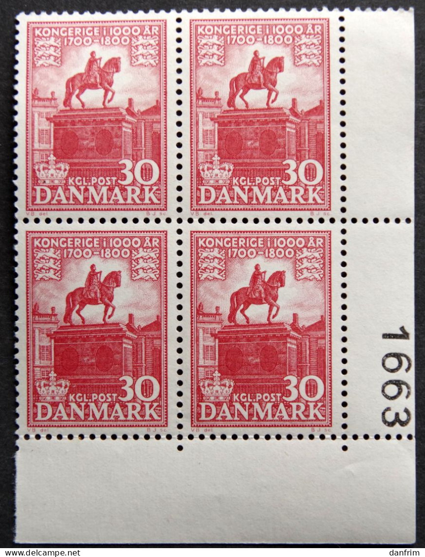 1953-54  Kingdom Of Denmark 1000 Years  MiNr.356 MNH (**) ( Lot Ks 1552 ) - Unused Stamps