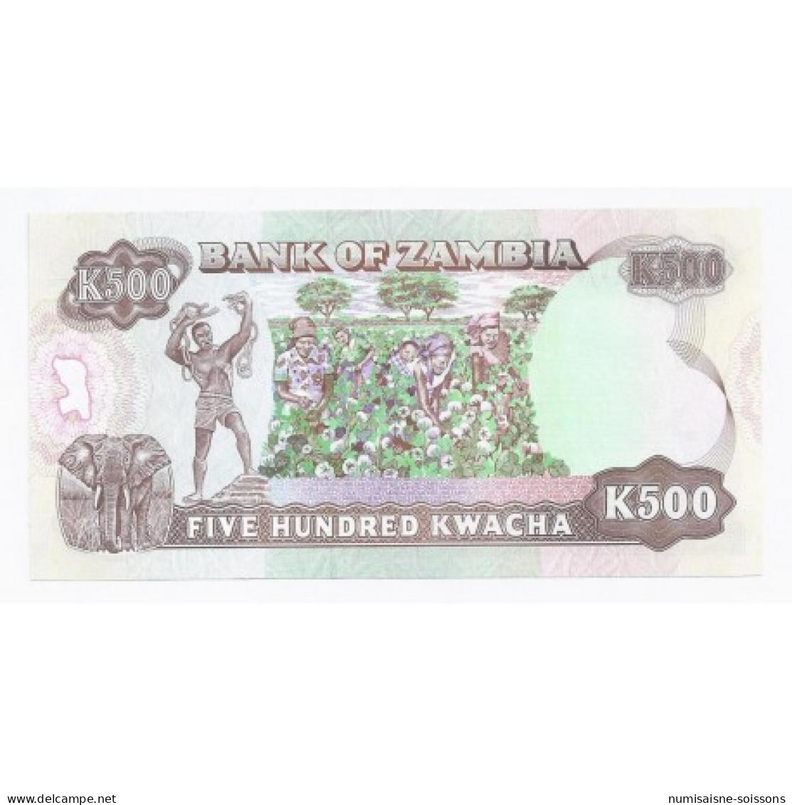 ZAMBIE - PICK 35 - 500  KWACHA - 1991 - NEUF - Sambia