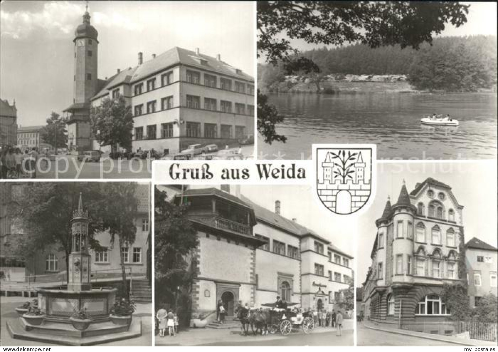 71951314 Weida Thueringen Markt Rathaus Auma-Talsperre Cafe Museum Weida - Weida