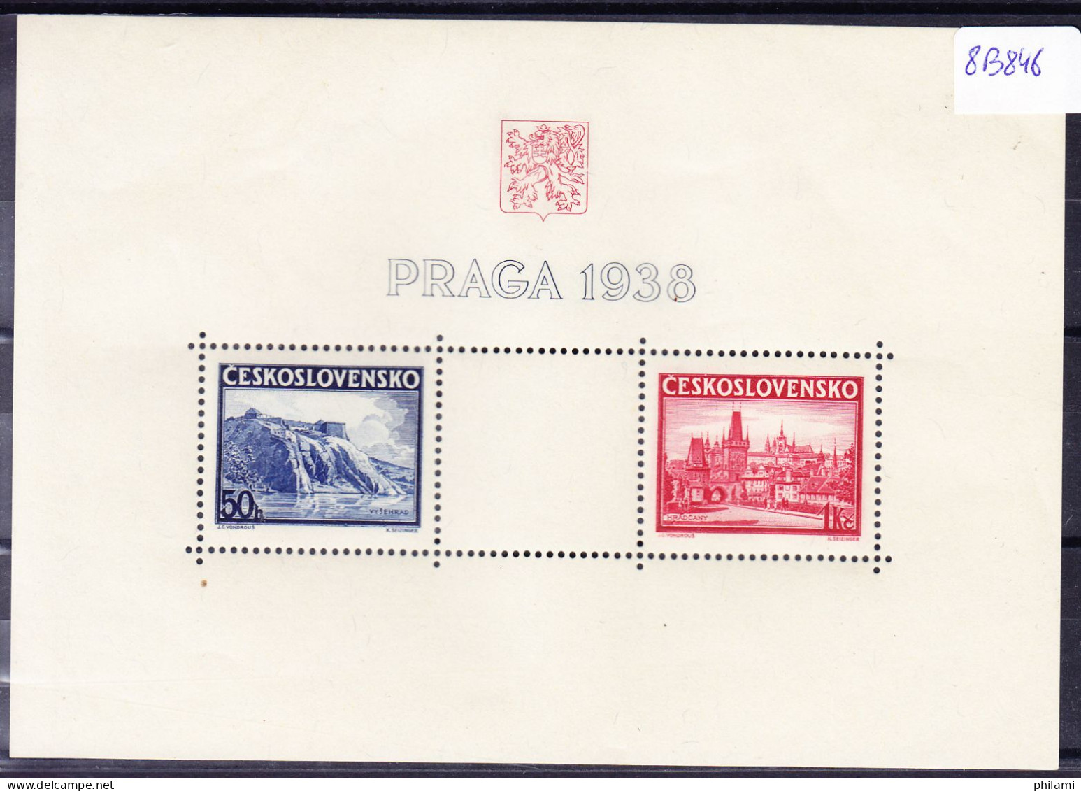 TCHECOSLOVAQUIE, YT BL 6  * MH Mais Timbres ** MNH  (8B846) - Ungebraucht