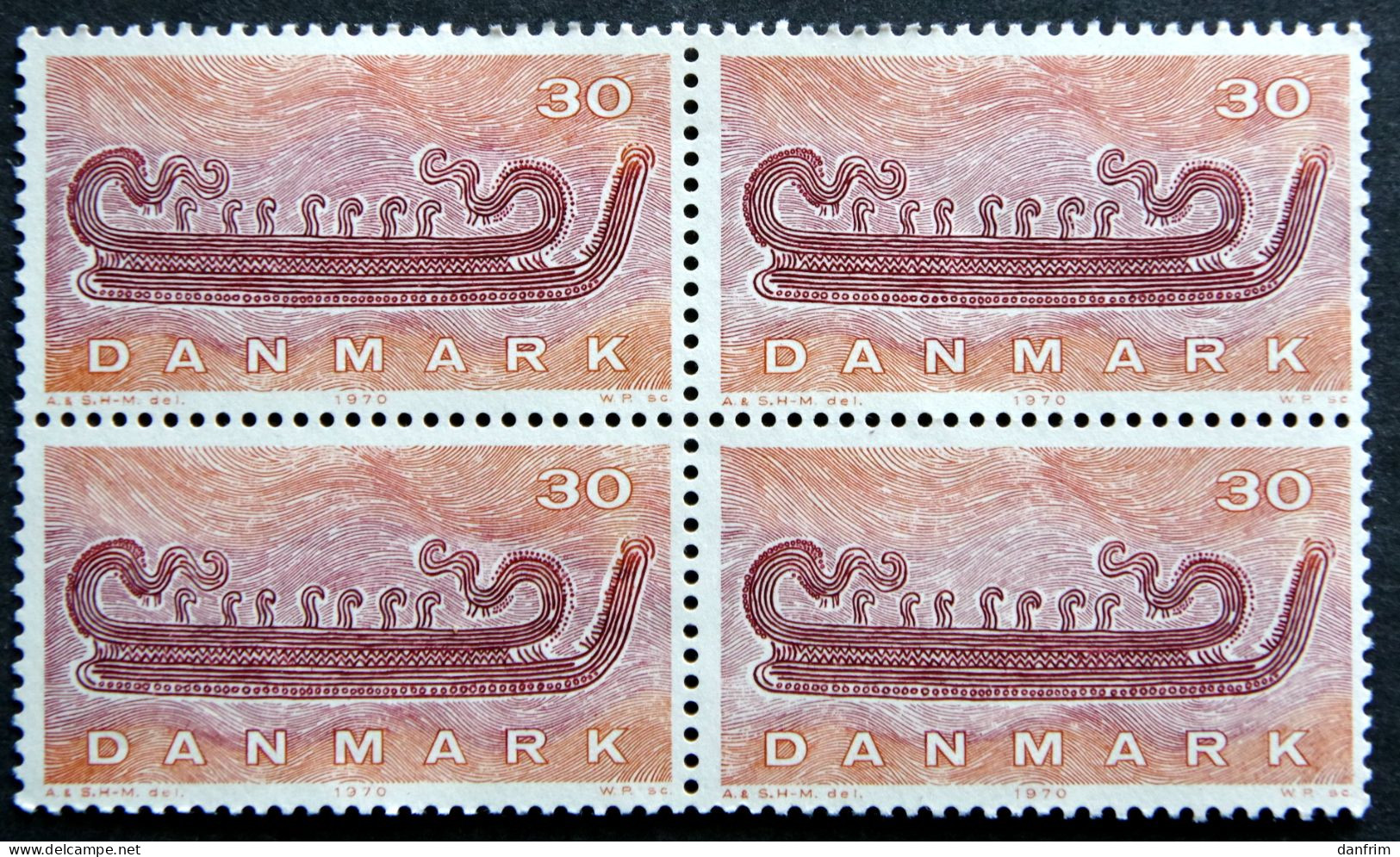 Denmark 1970 The Viking Ship  Minr.501   MNH  (**)   ( Lot Ks 1554  ) - Nuevos