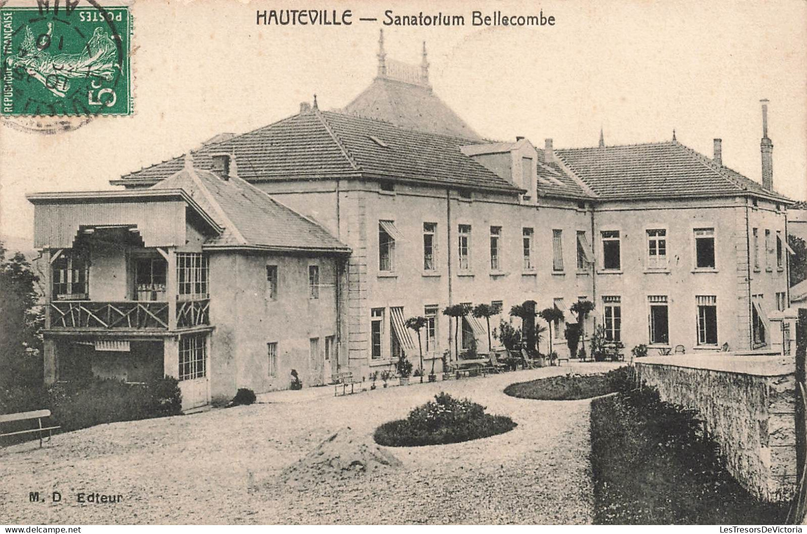 FRANCE - Hauteville - Sanatorium Bellecombe  - Carte Postale Ancienne - Hauteville-Lompnes