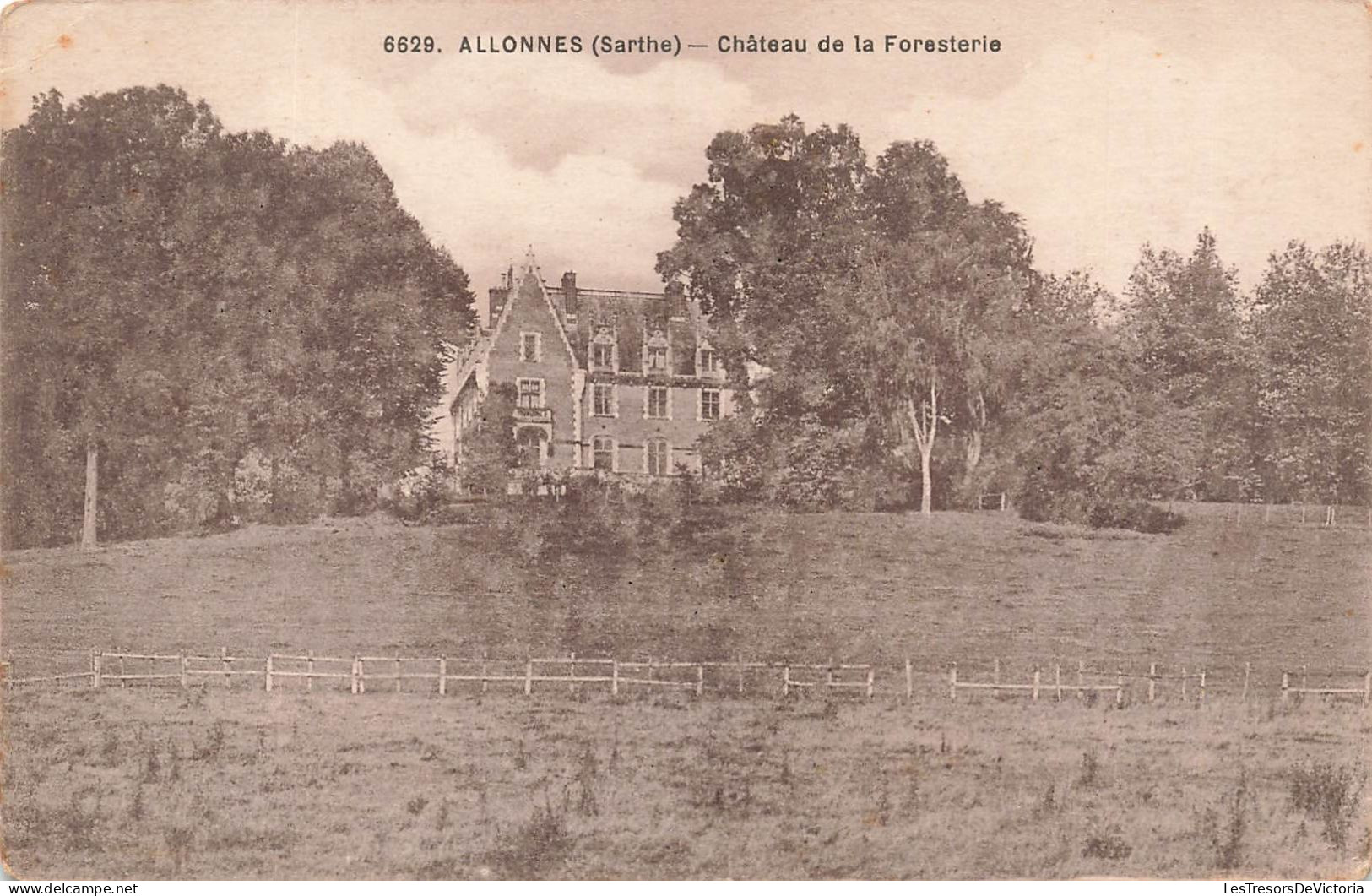 FRANCE - Allonnes - Château De La Foresterie - Carte Postale Ancienne - Allonnes