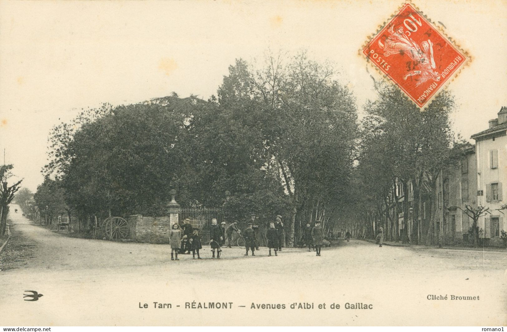 81)   REALMONT  -  Avenues D' Albi Et De Gaillac - Realmont