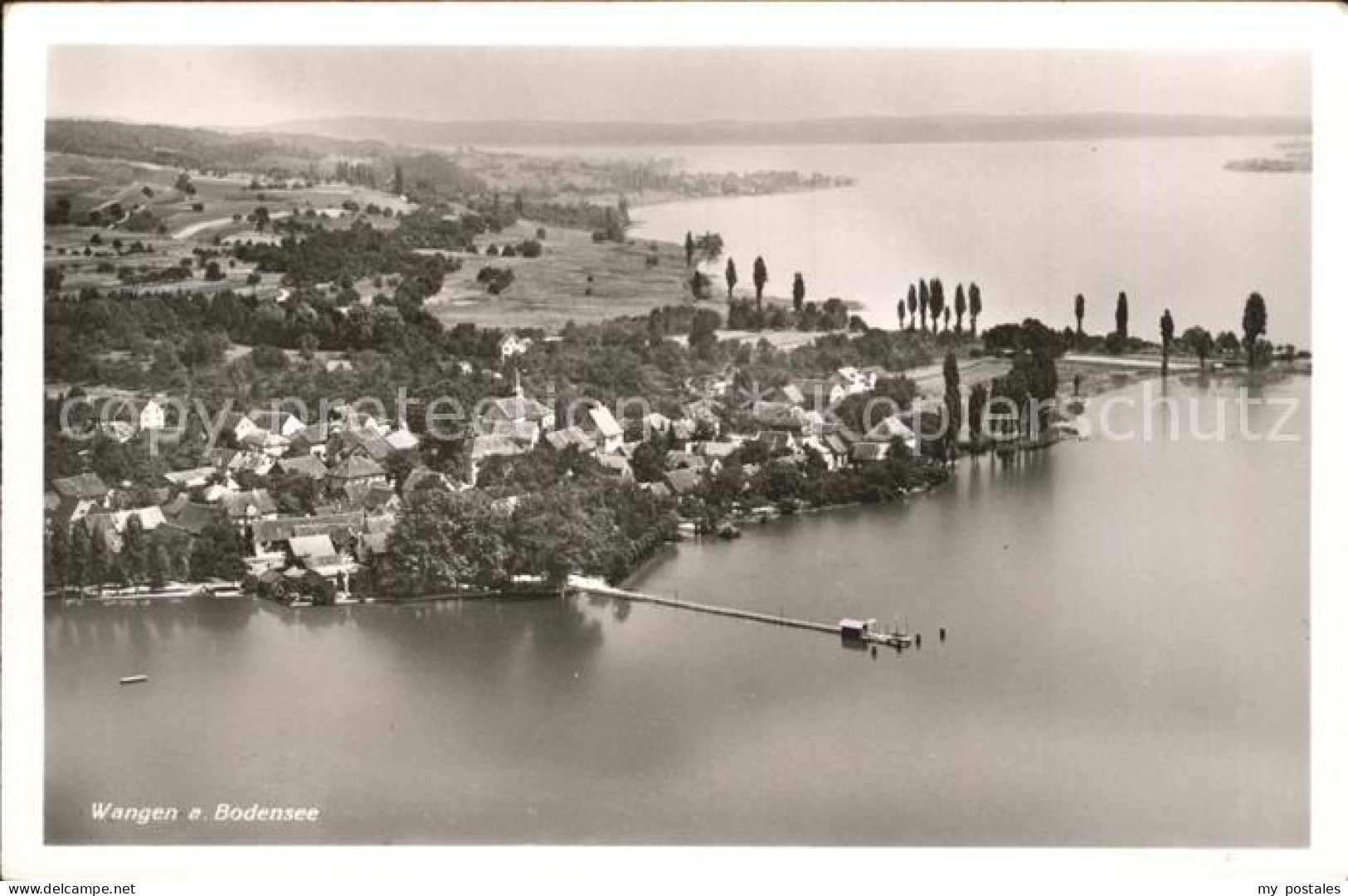 71944191 Wangen Bodensee Pension Frieden Fliegeraufnahme Wangen - Markdorf