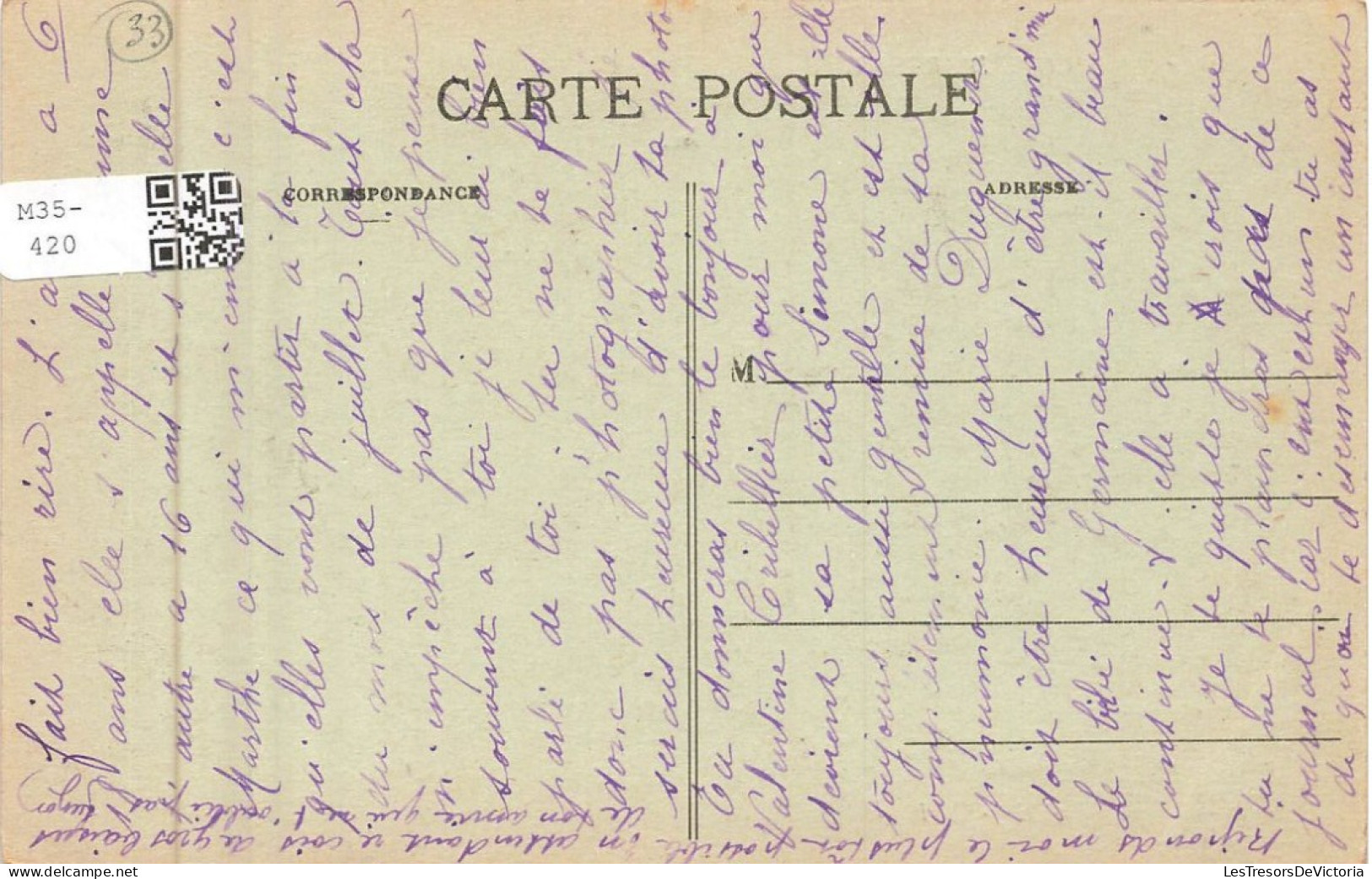 FRANCE - Arès - Vue Sur La Plage - M.D - Animé -  Carte Postale Ancienne - Arès