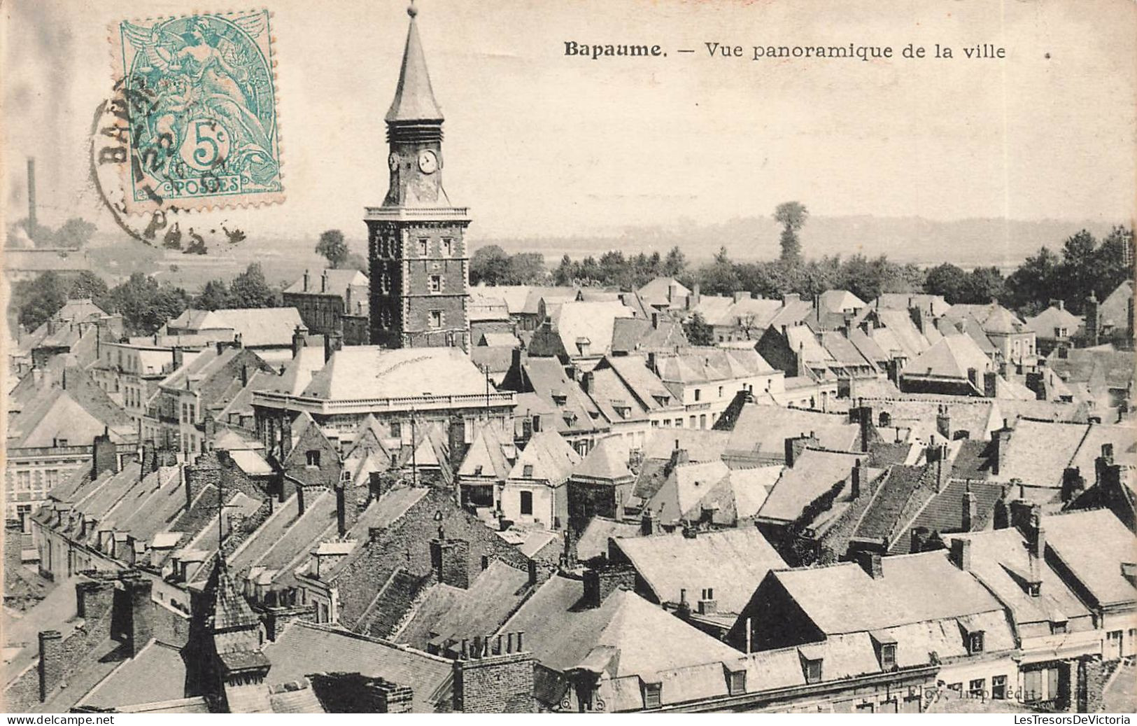 FRANCE - Bapaume - Vue Panoramique De La Ville - Carte Postale Ancienne - Bapaume