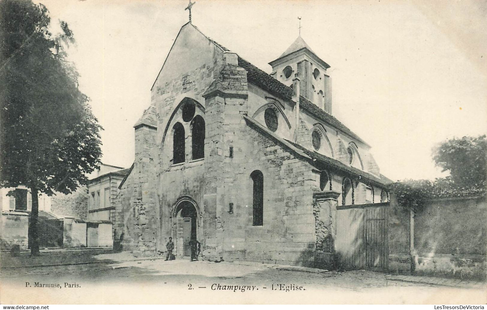 FRANCE - Champigny - L'Eglsie - Carte Postale Ancienne - Champigny