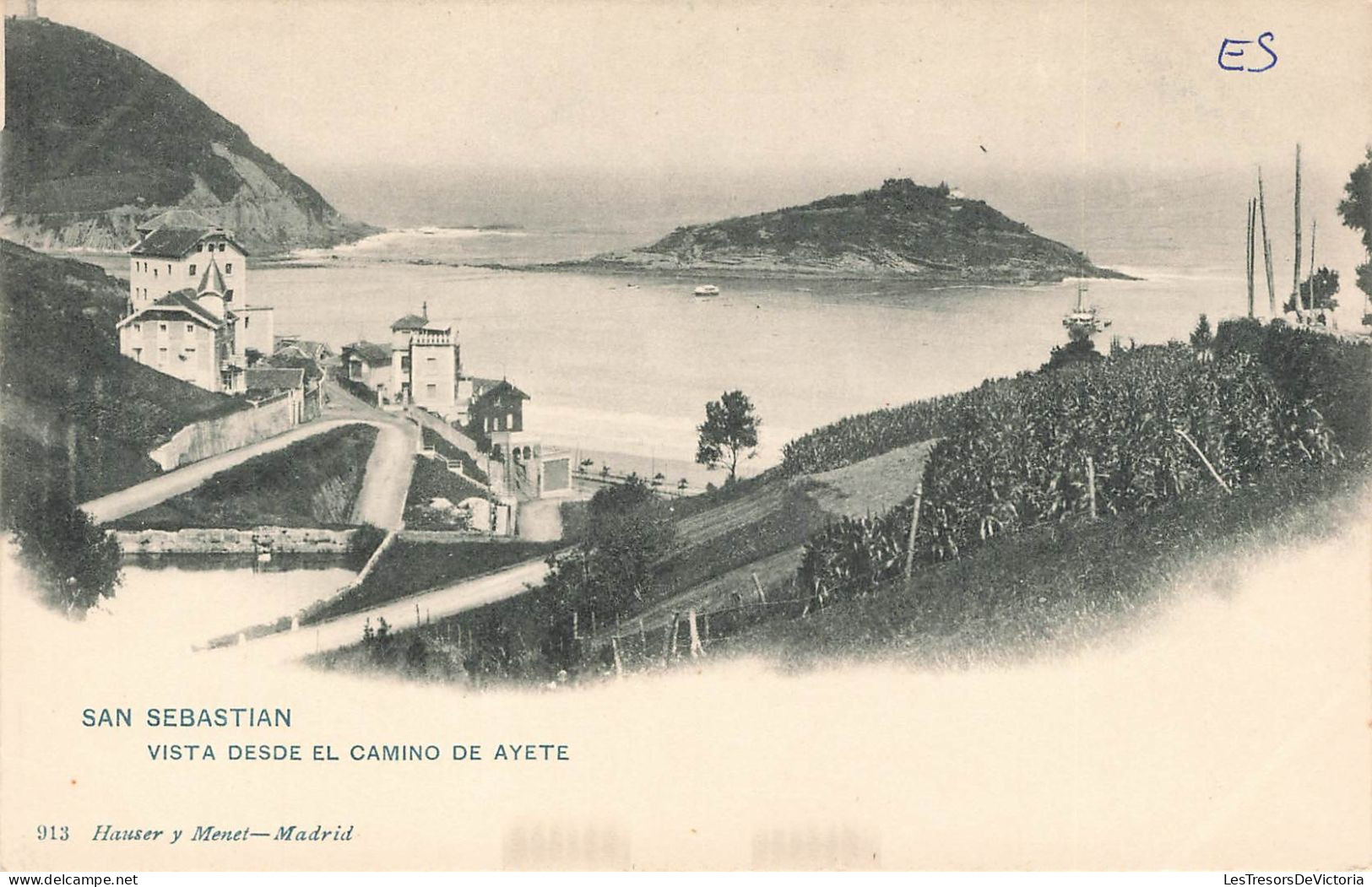 ESPAGNE - San Sebastian - Vista Desde El Camino De Ayete - Dos Non Divisé - Carte Postale Ancienne - Guipúzcoa (San Sebastián)