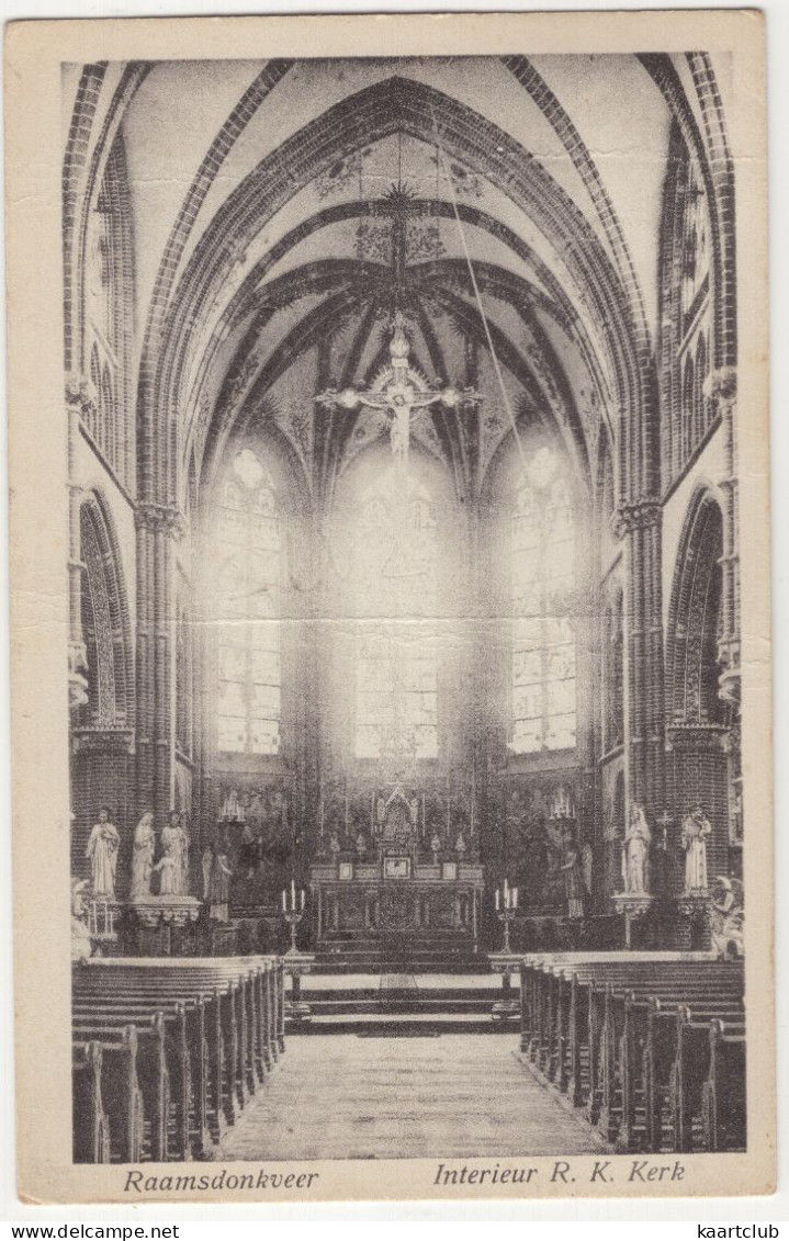 Raamsdonkveer - Interieur R.K. Kerk  - (Noord-Brabant, Nederland) - 1952 - Geertruidenberg