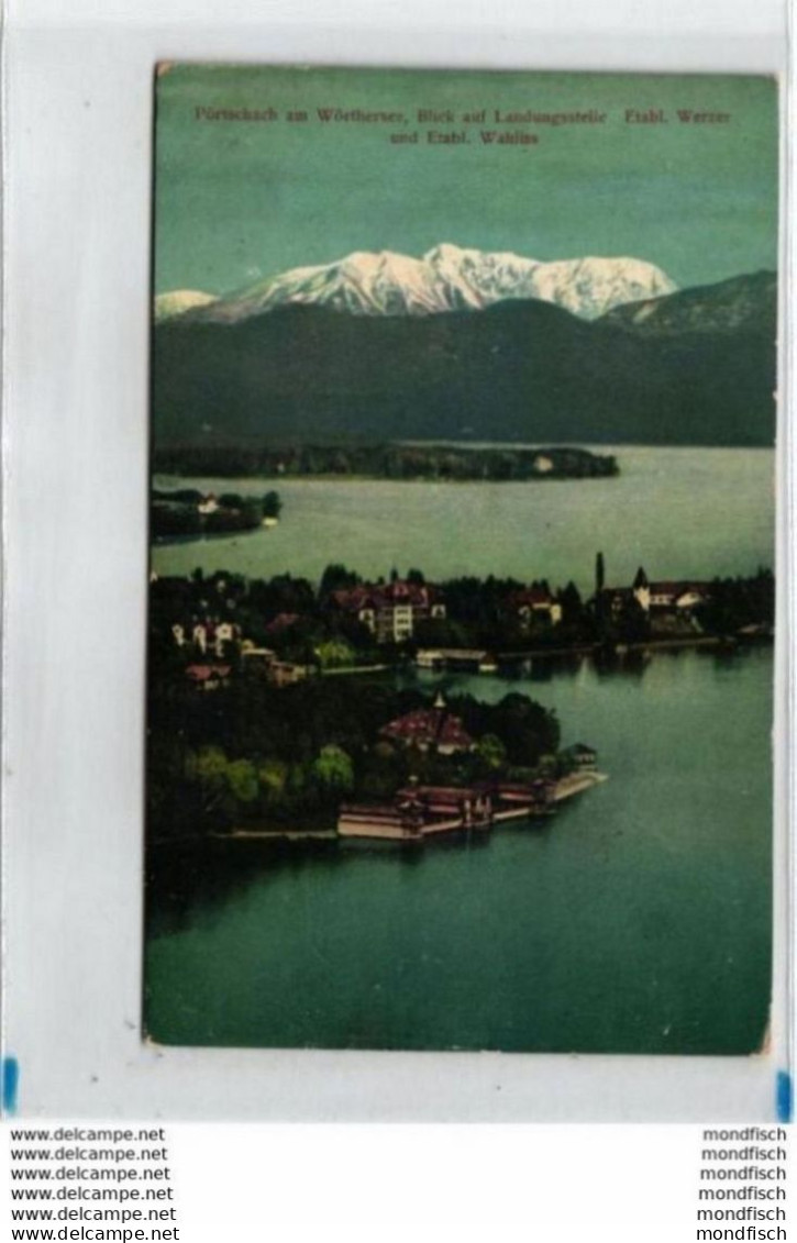 Pörtschach Am Wörthersee 1908 - Blick Auf Landungsstelle - Pörtschach