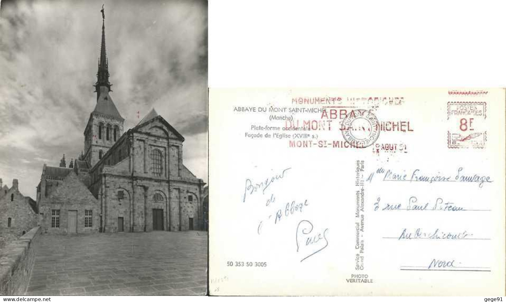 Ema Havas B - Abbaye Du Mont Saint Michel - Abadías Y Monasterios