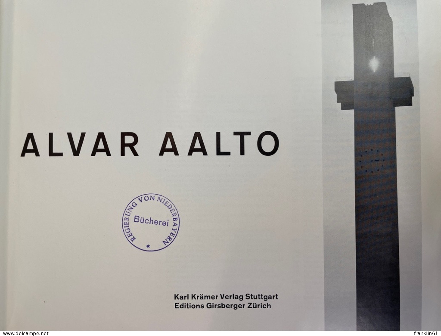 Alvar Aalto. - Architectuur