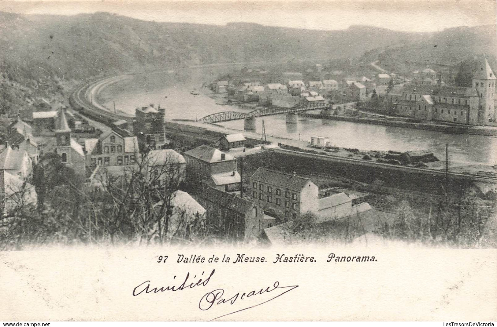 BELGIQUE - Vallée De La Meuse - Hastière - Panorama - Carte Postale Ancienne - Hastiere