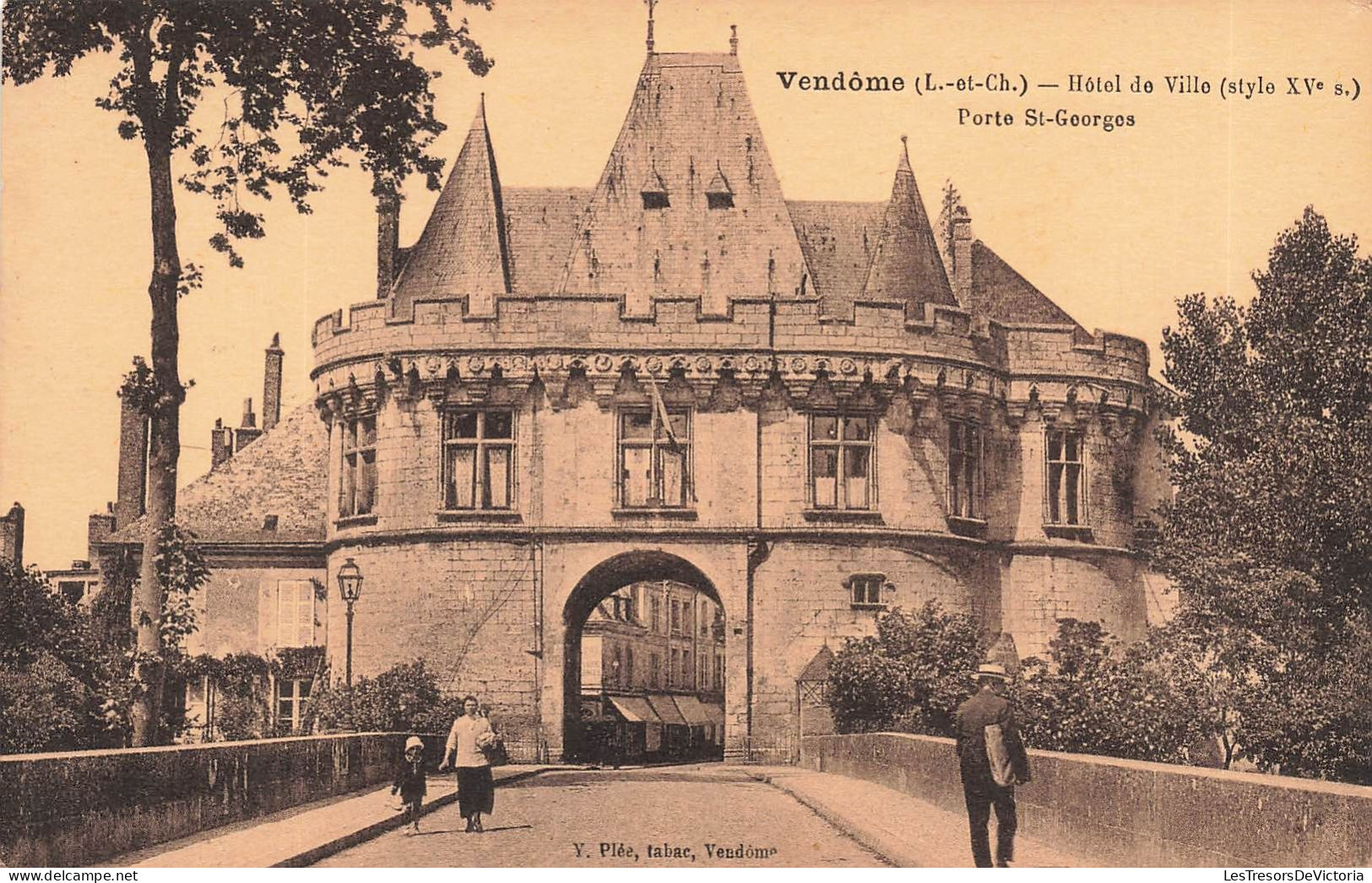 FRANCE - Vendome - Hôtel De Ville - Porte Saint Georges - Carte Postale Ancienne - Vendome