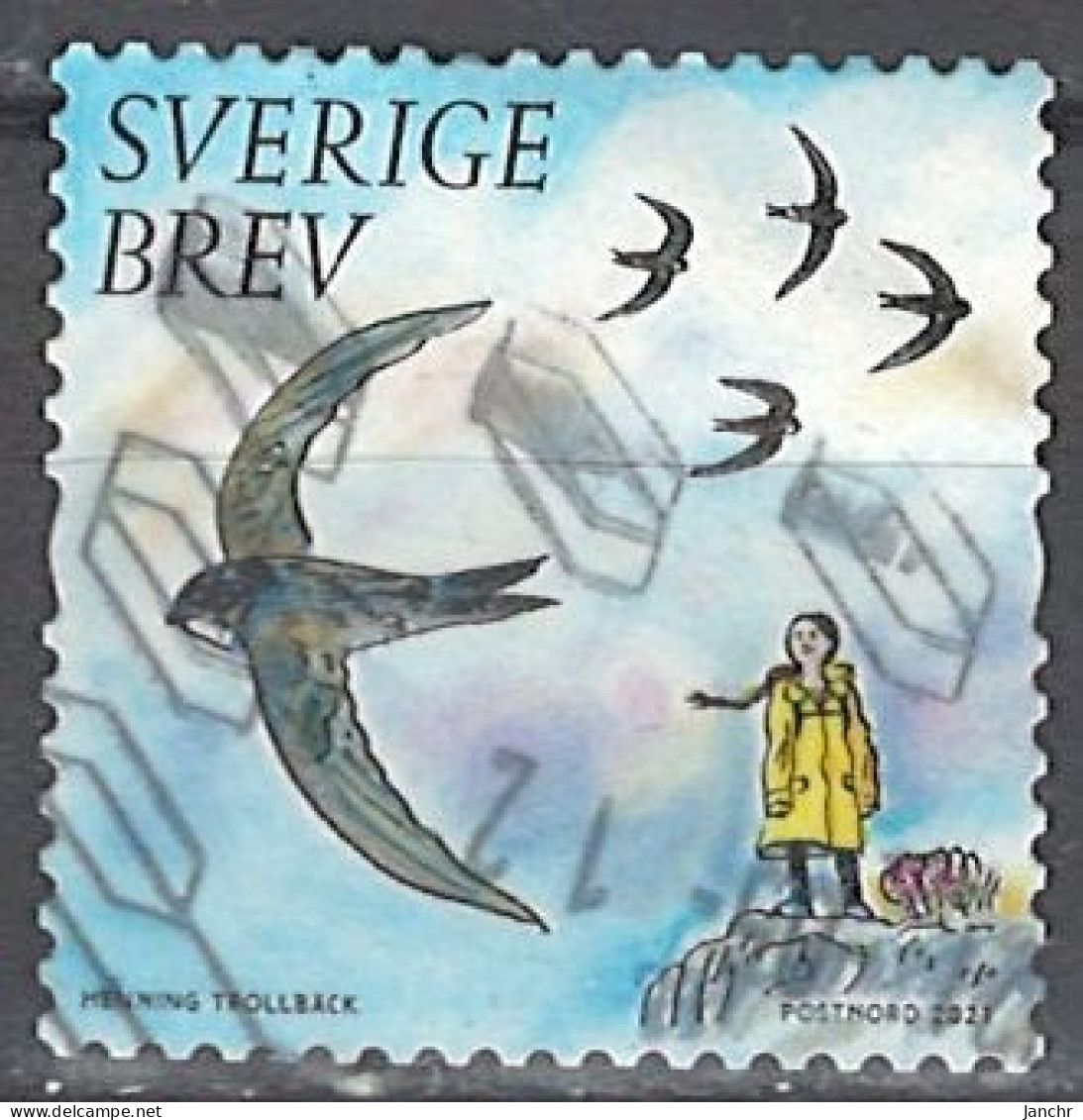 Sweden 2021. Mi.Nr. 3363, Used O - Usati