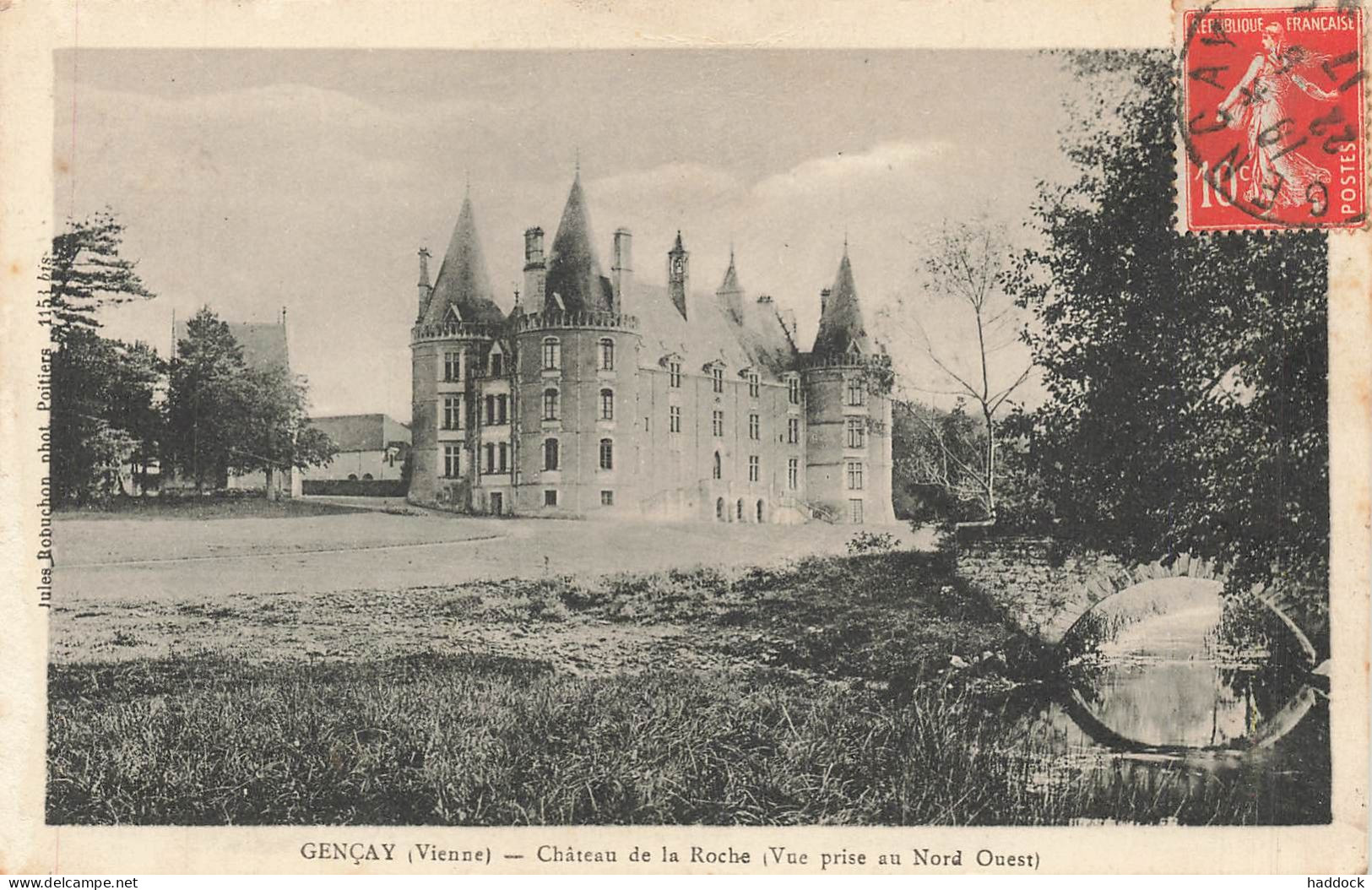 GENCAY : CHATEAU DE LA ROCHE - Gencay