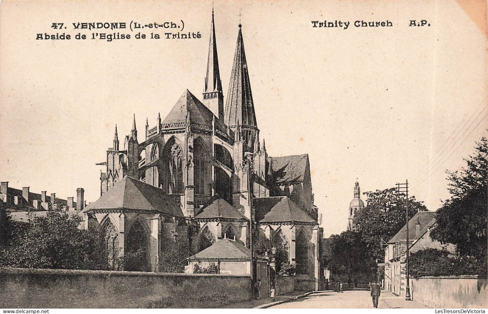 FRANCE - Vendome - Abside De L'église De La Trinité - Carte Postale Ancienne - Vendome