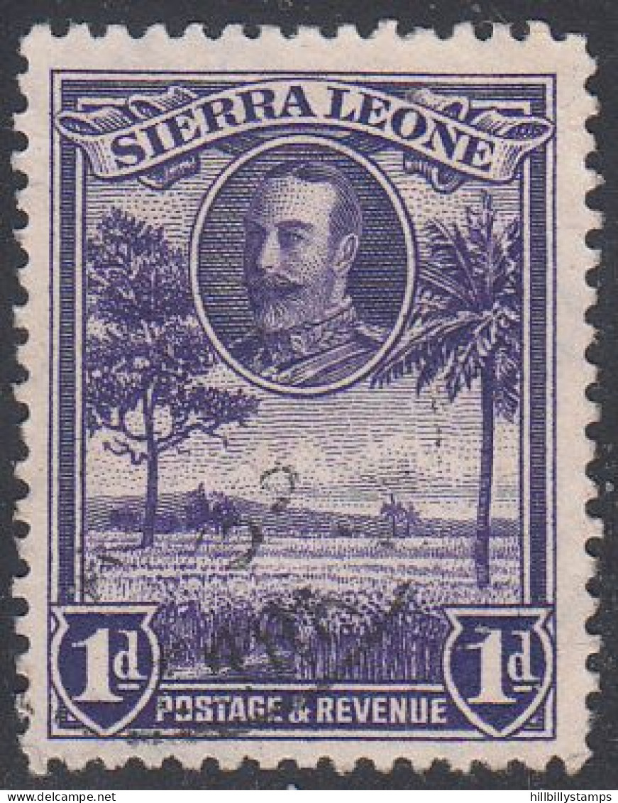 SIERRA LEONE  SCOTT NO 141  USED YEAR  1932 - Sierra Leone (...-1960)
