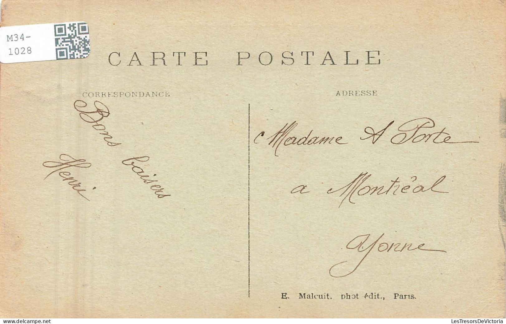 FRANCE - Andrésy Fin D'Oise - Le Barrage - EM - Oblitération Ambulante - Carte Postale Ancienne - Andresy