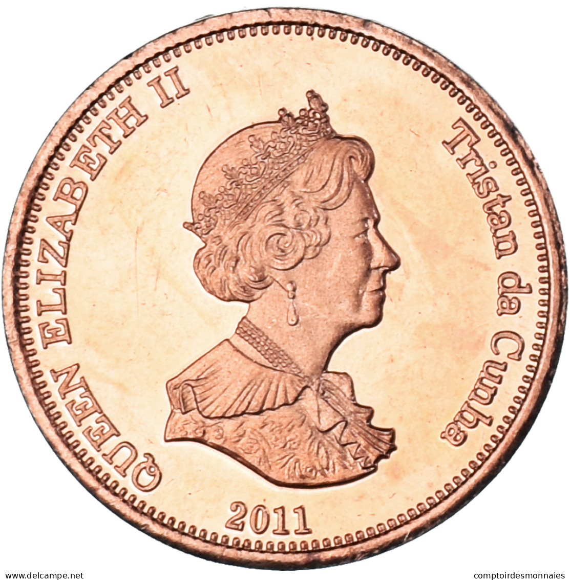Monnaie, NIGHTINGALE ISLAND, 1/2 Penny, 2011, Île De Nightingale, SPL, Cuivre - Saint Helena Island