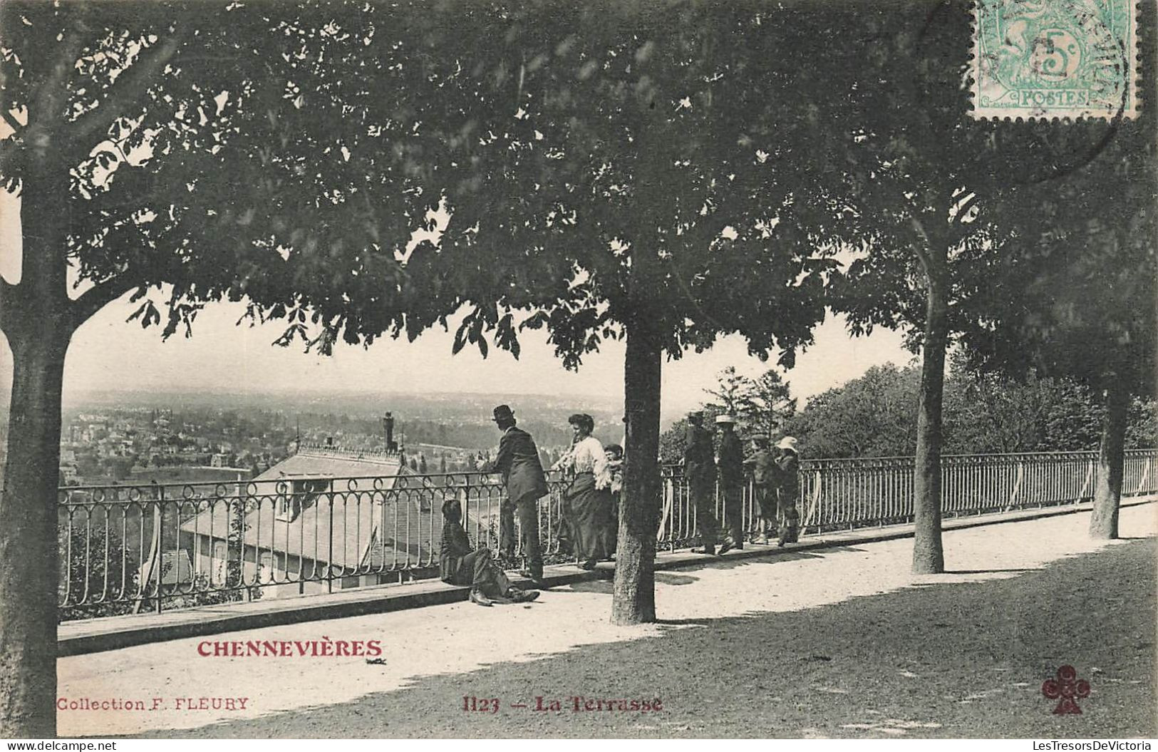 FRANCE - Chennevières - La Terrasse - Carte Postale Ancienne - Chennevieres Sur Marne