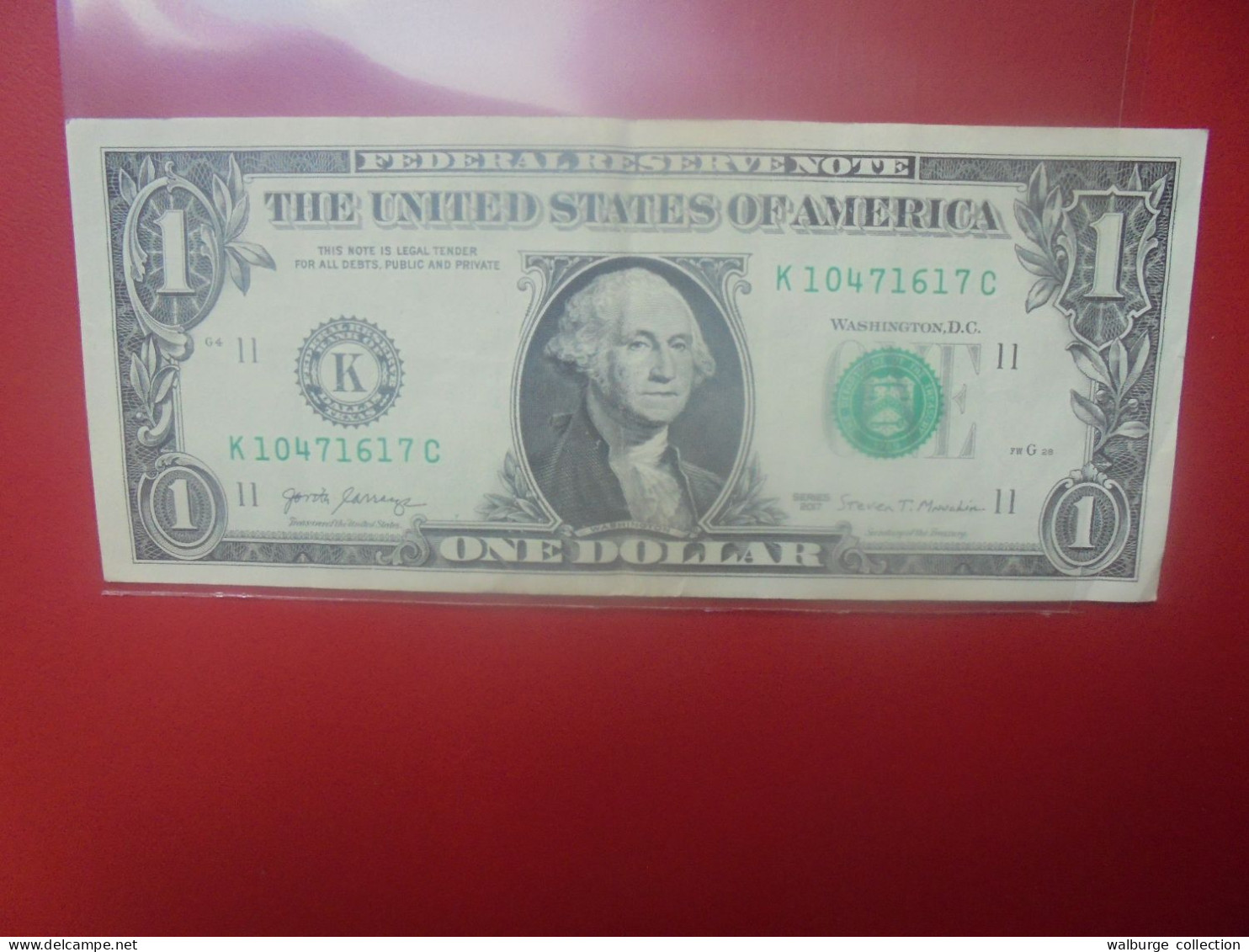 U.S.A 1$ 2017 Circuler (B.32) - Biljetten Van De  Federal Reserve (1928-...)