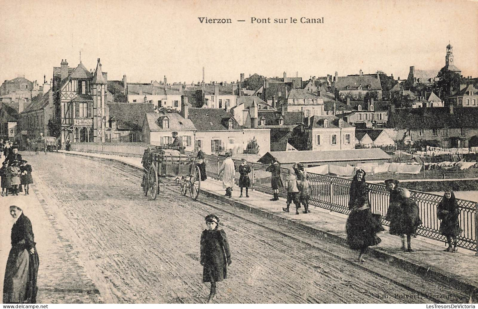 FRANCE -  Vierzon - Pont Sur Le Canal  - Carte Postale Ancienne - Vierzon