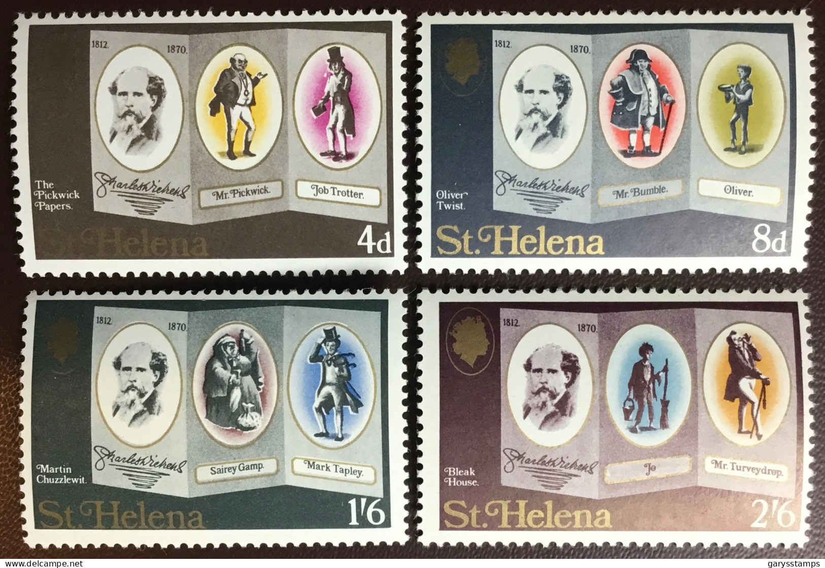 St Helena 1970 Dickens Centenary MNH - Saint Helena Island