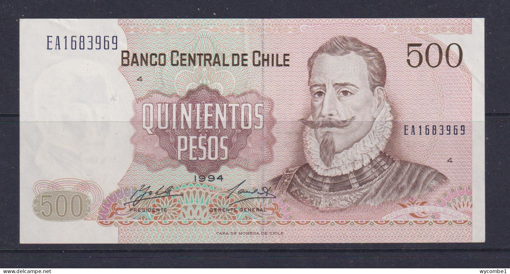 CHILE - 1994 500 Pesos Circulated Banknote - Chile