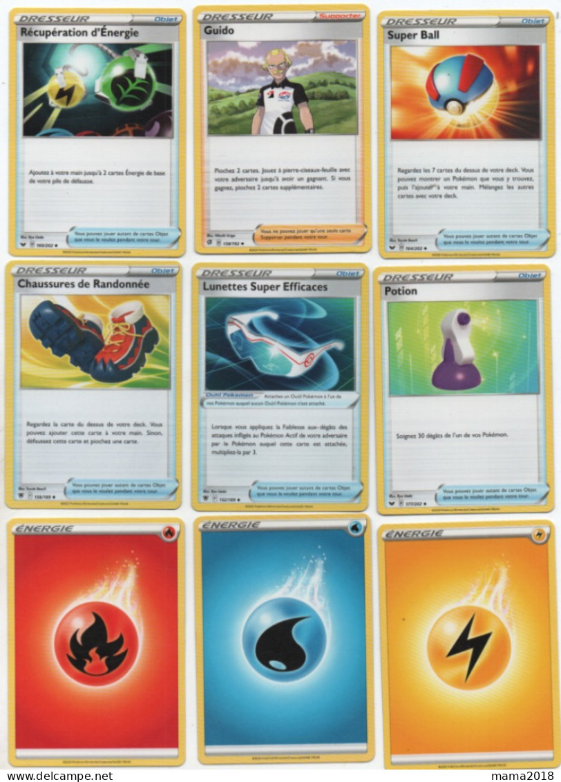 Lot  36 Cartes POKEMONS - Lots & Collections