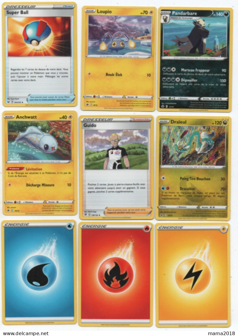 Lot  36 Cartes POKEMONS - Lots & Collections