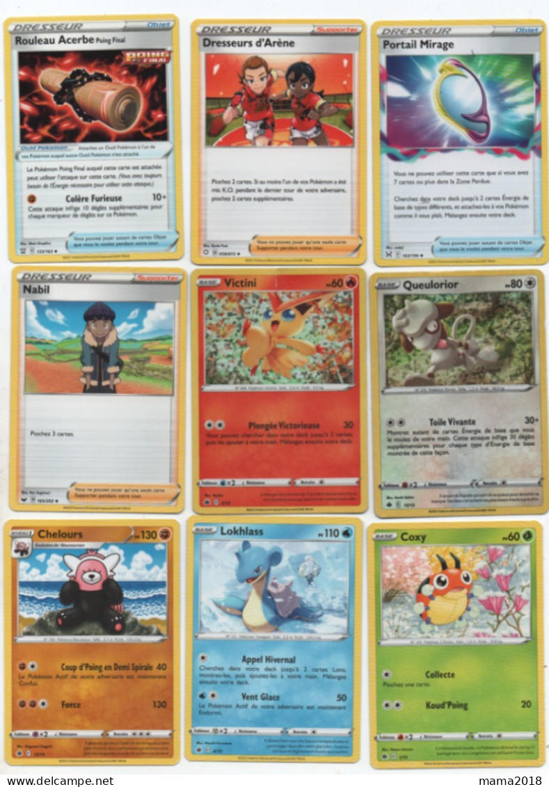 Lot  36 Cartes POKEMONS - Lots & Collections