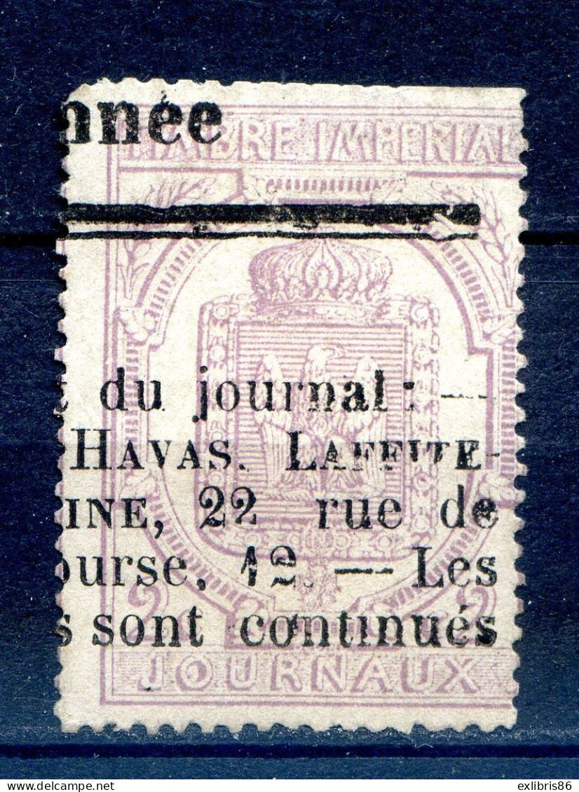150124   TIMBRES JOURNAUX  7+8 Oblitérés Comme Souvent Défectueux - Kranten