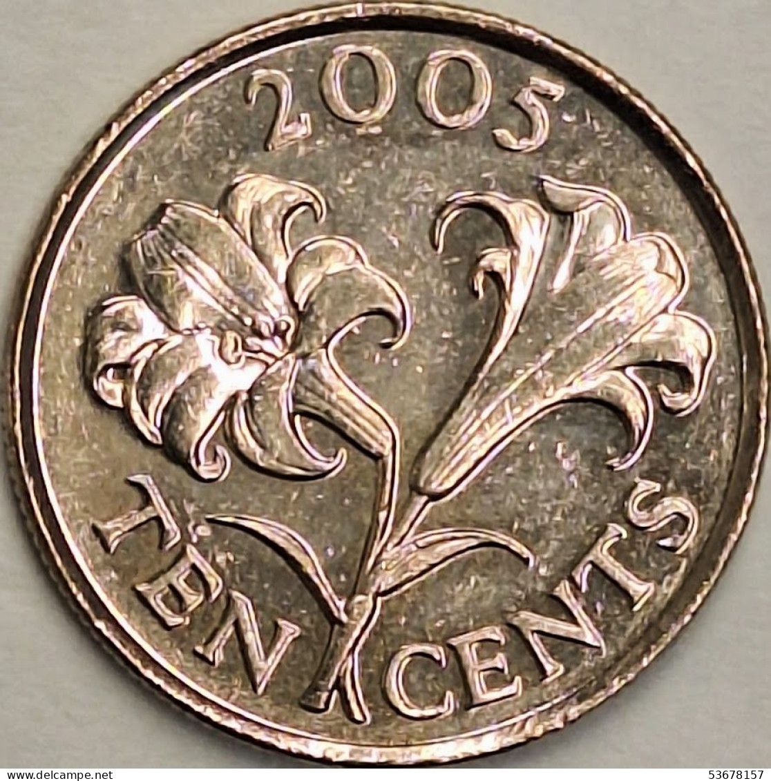 Bermuda - 10 Cents 2005, KM# 109 (#3232) - Bermudes