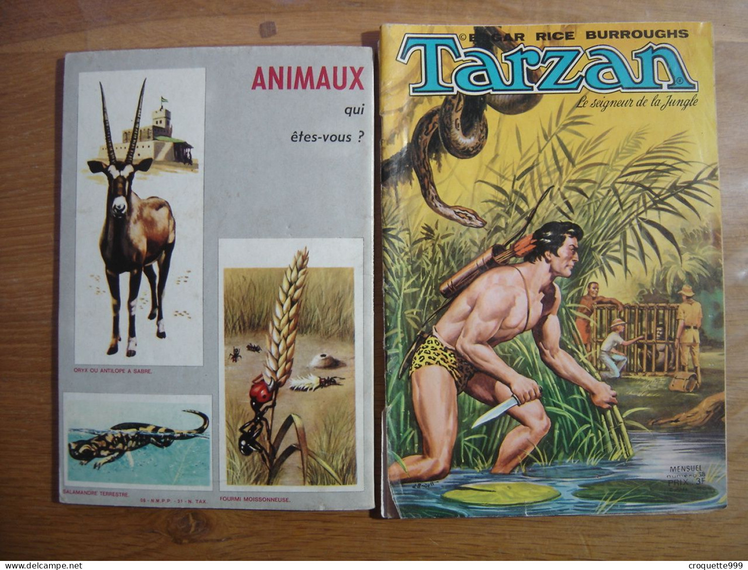 Lot De 6 Bandes Dessinees TARZAN Annees 1975 - 78 - Tarzan