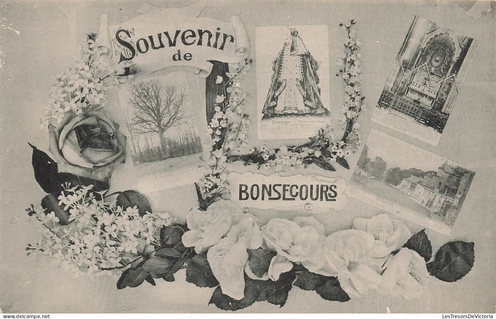 FRANCE - Bonsecours - Souvenir - Multi-vues - Fantaisies - Carte Postale Ancienne - Bonsecours