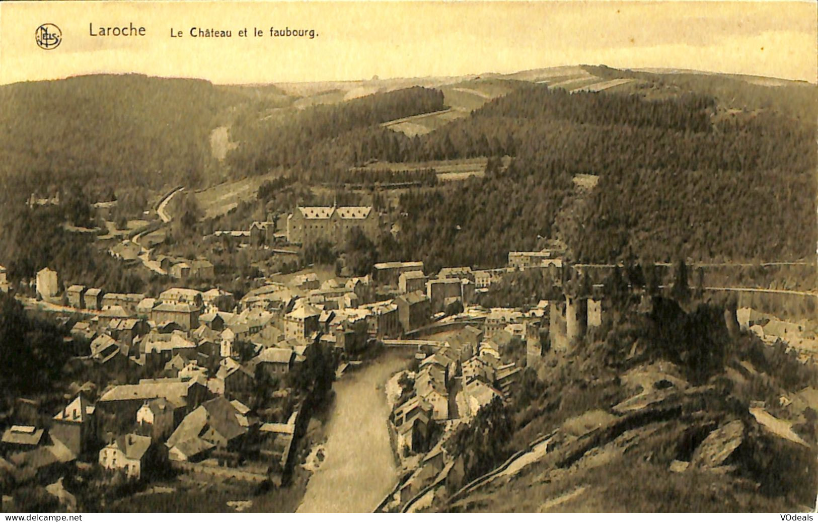 Belgique - Luxembourg - La-Roche-en-Ardenne - Laroche - Le Château Et Le Faubourg - La-Roche-en-Ardenne