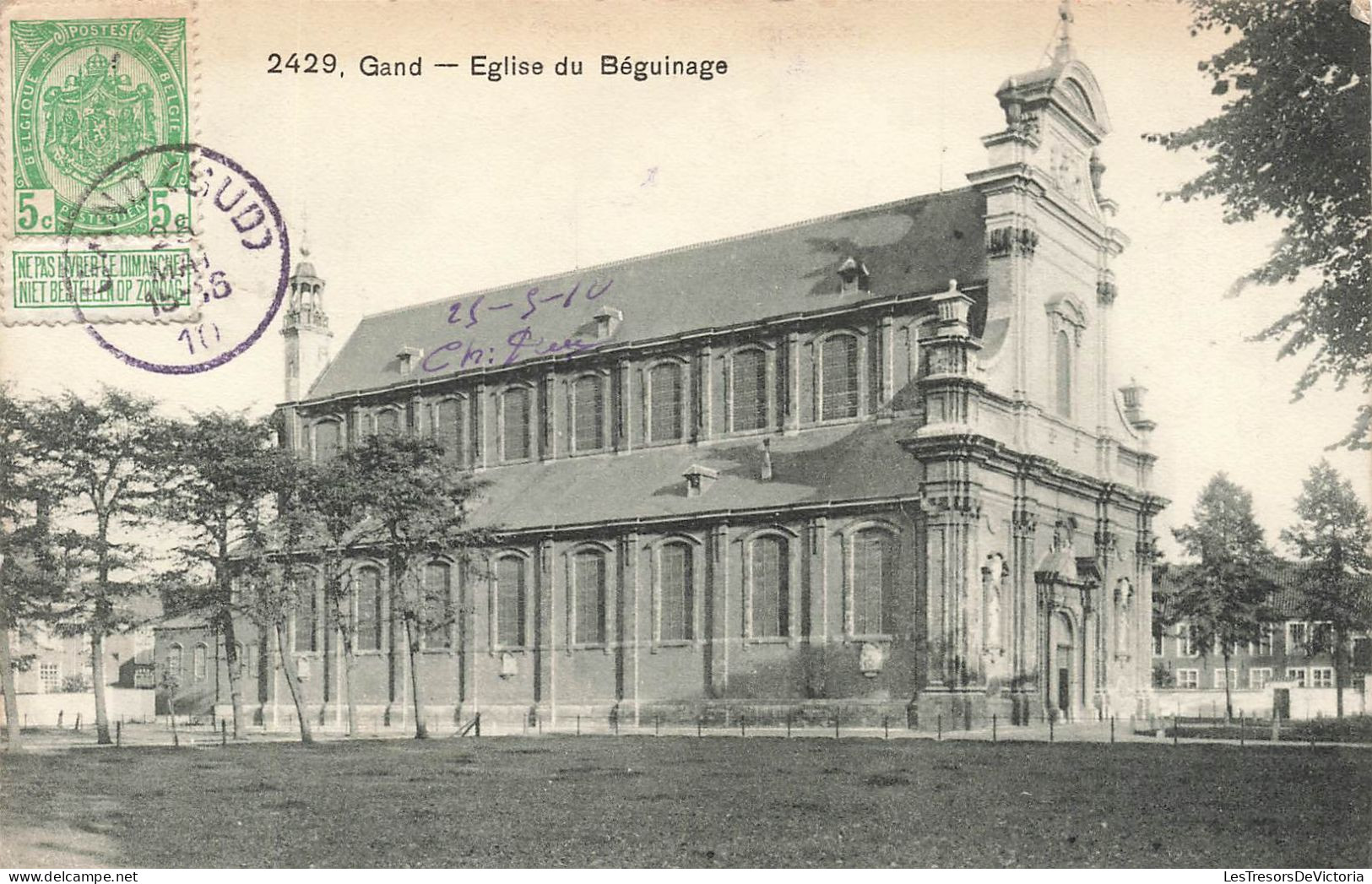 BELGIQUE - Gand - Eglise Du Béguinage - Carte Postale Ancienne - Gent
