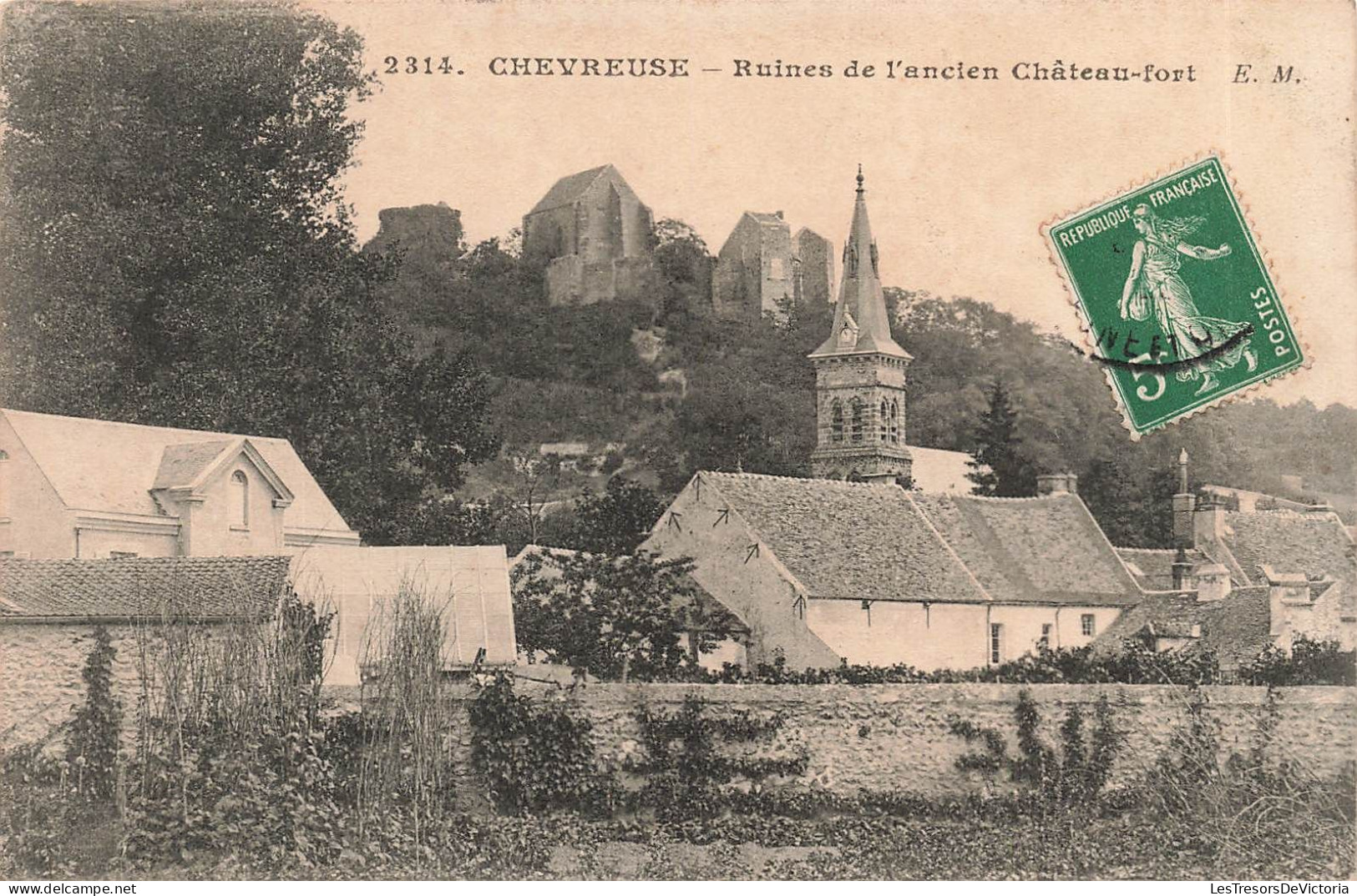 FRANCE - Chevreuse - Ruines De L'ancien Château-fort - Carte Postale Ancienne - Chevreuse