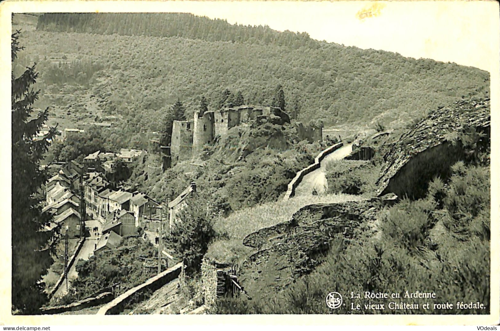 Belgique - Luxembourg - La-Roche-en-Ardenne - Le Vieux Château Et Route Féodale - La-Roche-en-Ardenne
