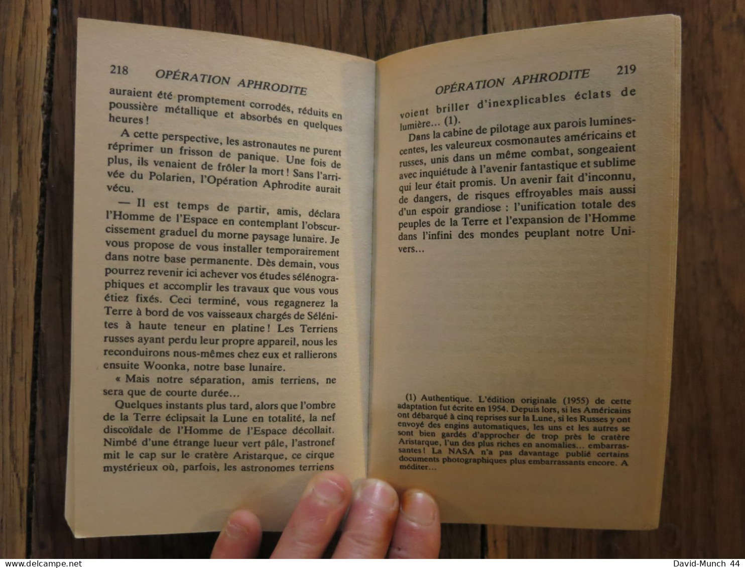 Opération Aphrodite de Jimmy Guieu. Presses de la cité, Collection Science-fiction Jimmy Guieu n° 17. 1989