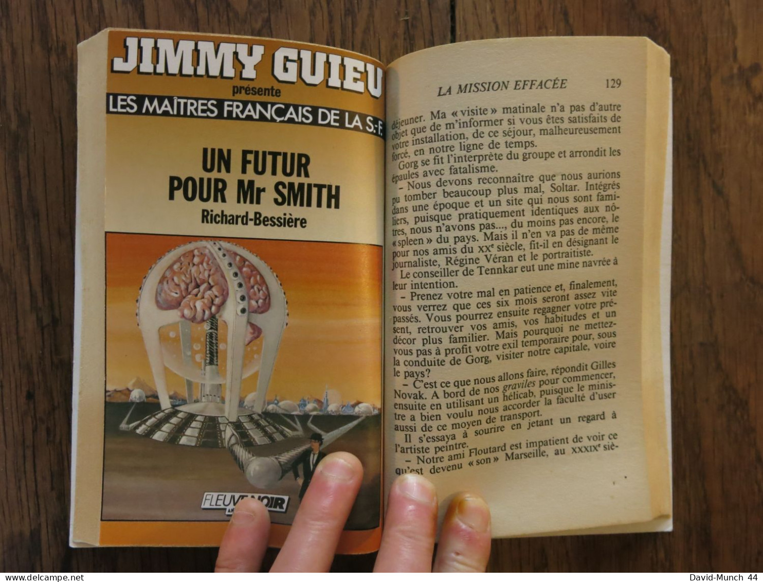 La Mission effacée de Jimmy Guieu. Presses de la cité, Collection Science-fiction Jimmy Guieu n° 64. 1988