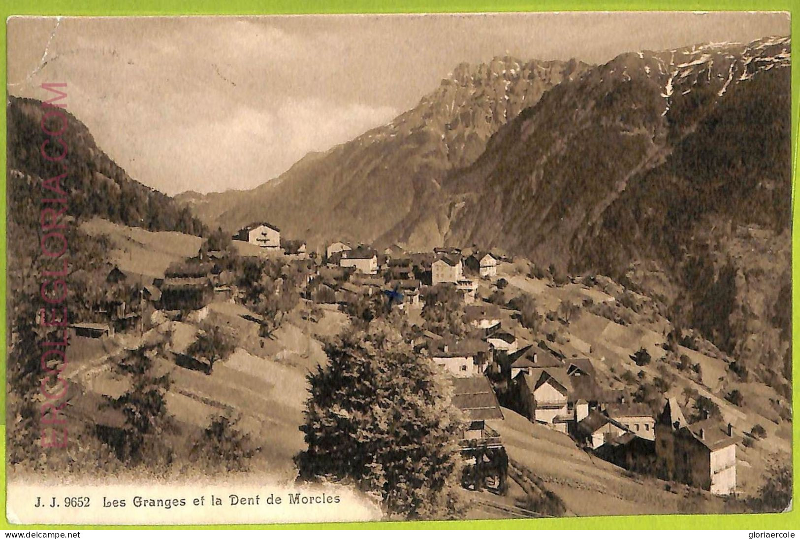 Ad4685 - SWITZERLAND -  Ansichtskarten VINTAGE POSTCARD - Dent De Morcles - 1921 - Morcles